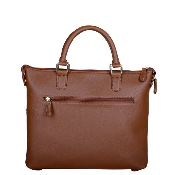 Printed Leather 3-in-1 Convertible Top Handle Crossbody Bag for Women- Daily Use - Picture 16 of 16